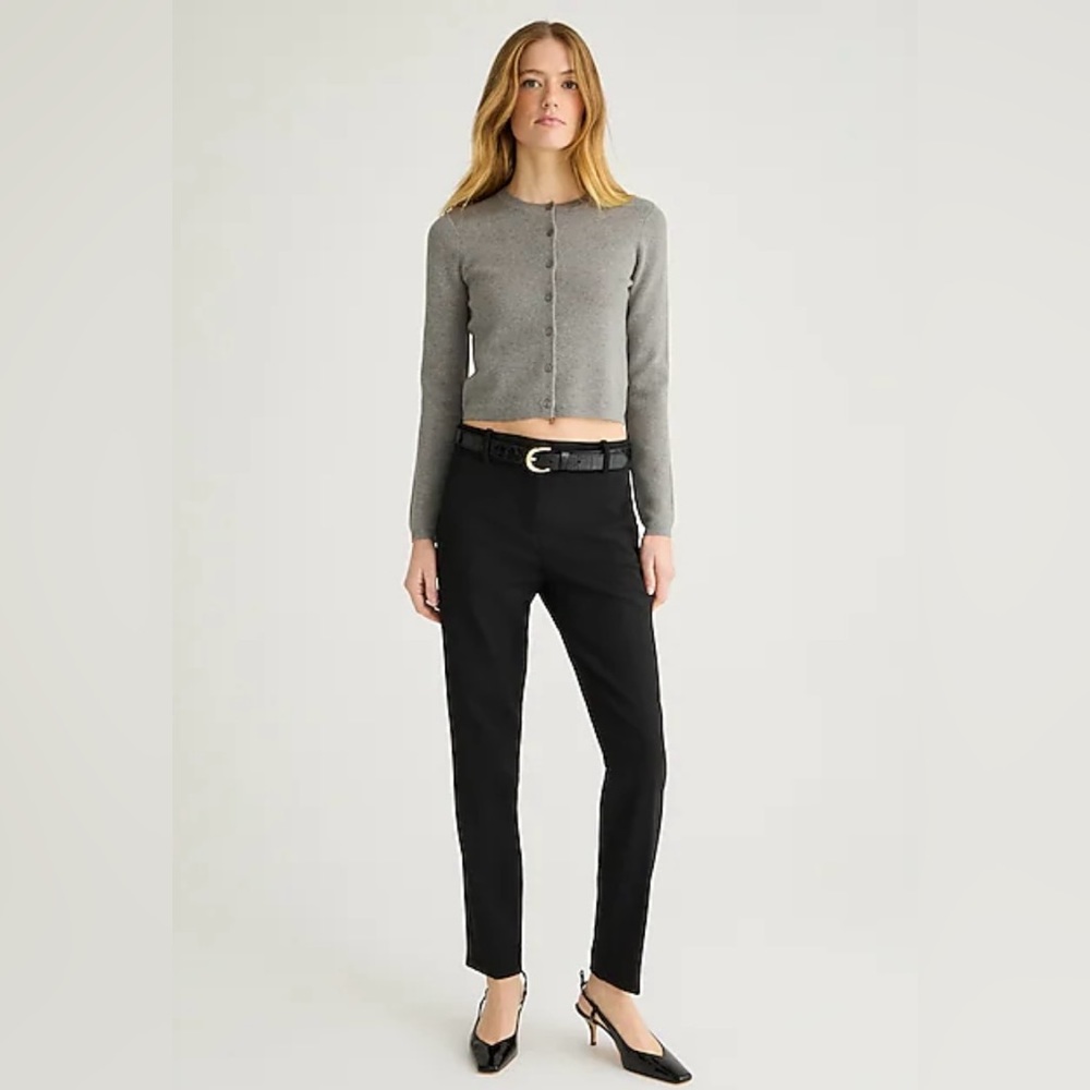 J.CREW Cameron slim cropped pant in four-season stretch Size 8